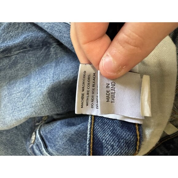 Boyish The Charley Crop Jeans Size Size 29 Trapeze Recycled Denim Buttons Boho - Picture 11 of 14